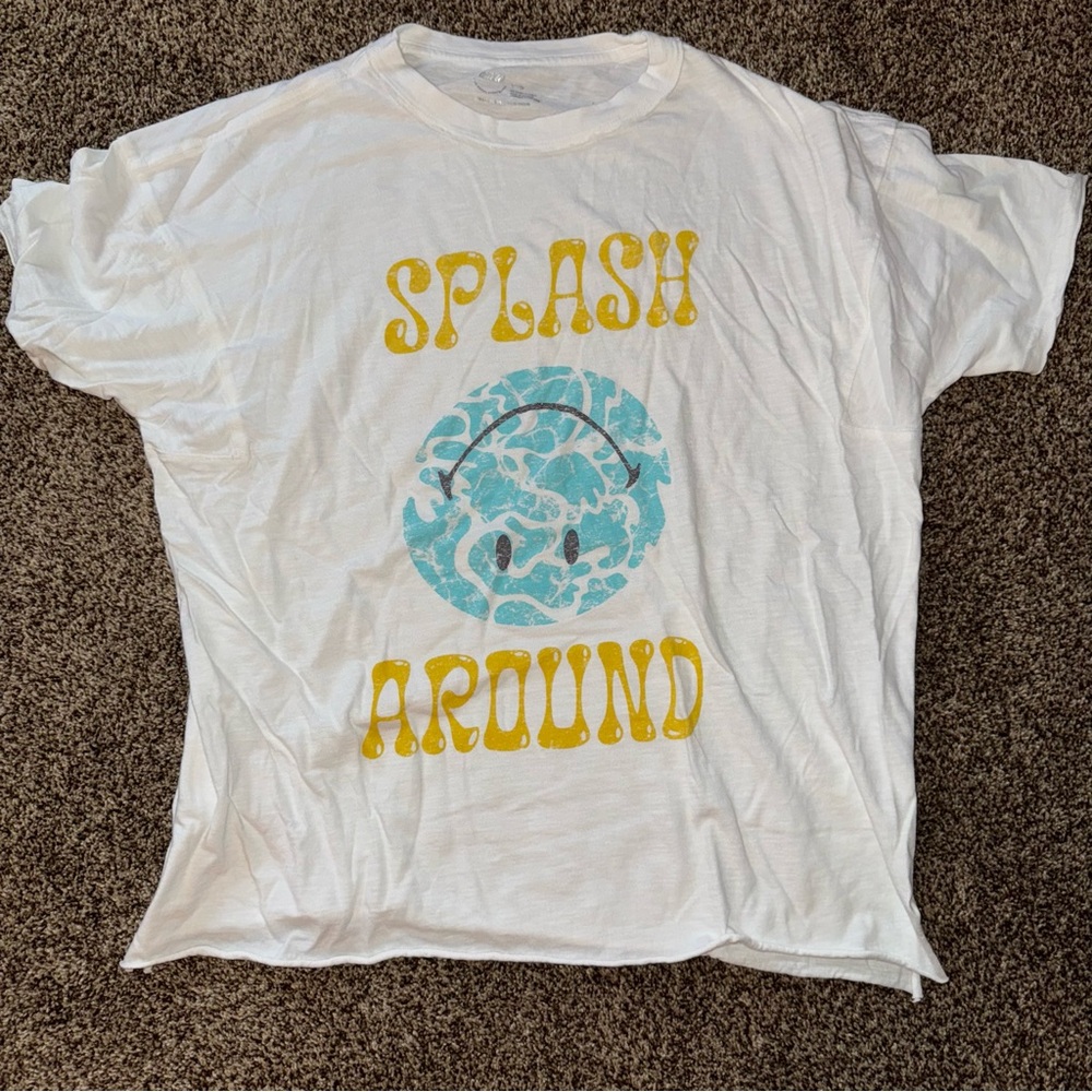 Like New Aerie Oversized Graphic Tee